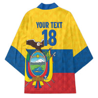 Ecuador Football Custom Kimono La Tricolor Pride - Wonder Print Shop