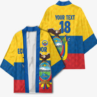 Ecuador Football Custom Kimono La Tricolor Pride - Wonder Print Shop