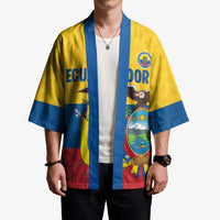 Ecuador Football Custom Kimono La Tricolor Pride - Wonder Print Shop