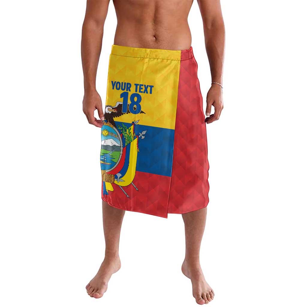 Ecuador Football Custom Lavalava La Tricolor Pride - Wonder Print Shop