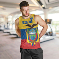 Ecuador Football Custom Men Tank Top La Tricolor Pride - Wonder Print Shop