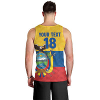Ecuador Football Custom Men Tank Top La Tricolor Pride - Wonder Print Shop