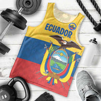 Ecuador Football Custom Men Tank Top La Tricolor Pride - Wonder Print Shop
