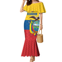 Ecuador Football Custom Mermaid Dress La Tricolor Pride - Wonder Print Shop