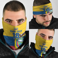 Ecuador Football Custom Neck Gaiter La Tricolor Pride - Wonder Print Shop