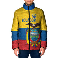Ecuador Football Custom Padded Jacket La Tricolor Pride - Wonder Print Shop