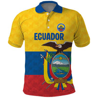 Ecuador Football Custom Polo Shirt La Tricolor Pride - Wonder Print Shop