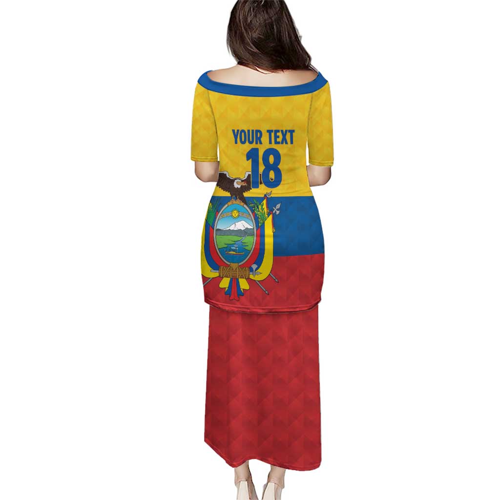 Ecuador Football Custom Puletasi La Tricolor Pride - Wonder Print Shop