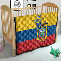 Ecuador Football Custom Quilt La Tricolor Pride - Wonder Print Shop