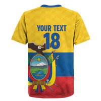 Ecuador Football Custom Rugby Jersey La Tricolor Pride - Wonder Print Shop