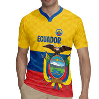 Ecuador Football Custom Rugby Jersey La Tricolor Pride - Wonder Print Shop
