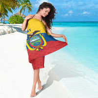 Ecuador Football Custom Sarong La Tricolor Pride - Wonder Print Shop