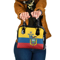 Ecuador Football Custom Shoulder Handbag La Tricolor Pride - Wonder Print Shop