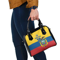 Ecuador Football Custom Shoulder Handbag La Tricolor Pride - Wonder Print Shop