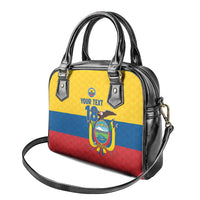 Ecuador Football Custom Shoulder Handbag La Tricolor Pride - Wonder Print Shop