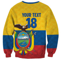 Ecuador Football Custom Sweatshirt La Tricolor Pride - Wonder Print Shop