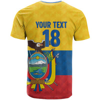 Ecuador Football Custom T Shirt La Tricolor Pride - Wonder Print Shop