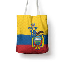 Ecuador Football Custom Tote Bag La Tricolor Pride - Wonder Print Shop
