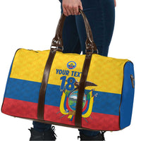 Ecuador Football Custom Travel Bag La Tricolor Pride - Wonder Print Shop