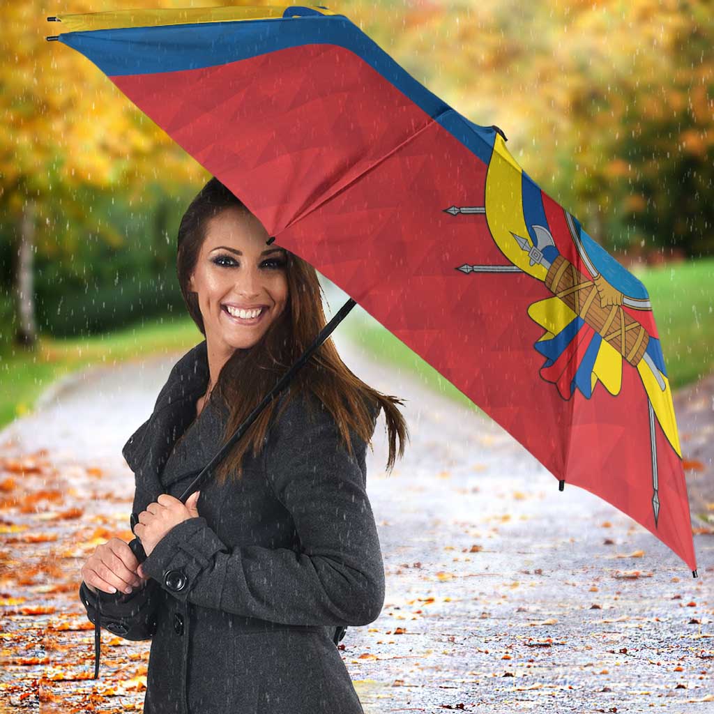 Ecuador Football Custom Umbrella La Tricolor Pride - Wonder Print Shop
