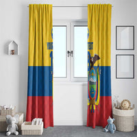 Ecuador Football Custom Window Curtain La Tricolor Pride - Wonder Print Shop