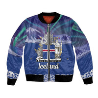 Iceland Bomber Jacket Icelandic Landscape Northern Lights