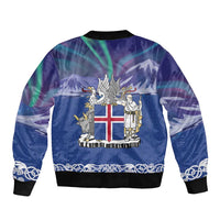 Iceland Bomber Jacket Icelandic Landscape Northern Lights