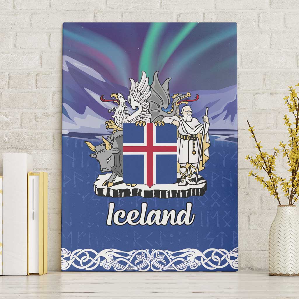 Iceland Canvas Wall Art Icelandic Landscape Northern Lights