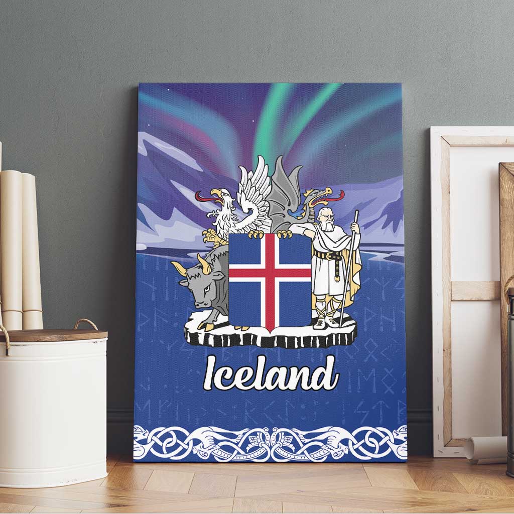 Iceland Canvas Wall Art Icelandic Landscape Northern Lights