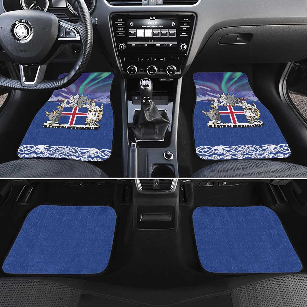 Iceland Car Mats Icelandic Landscape Northern Lights