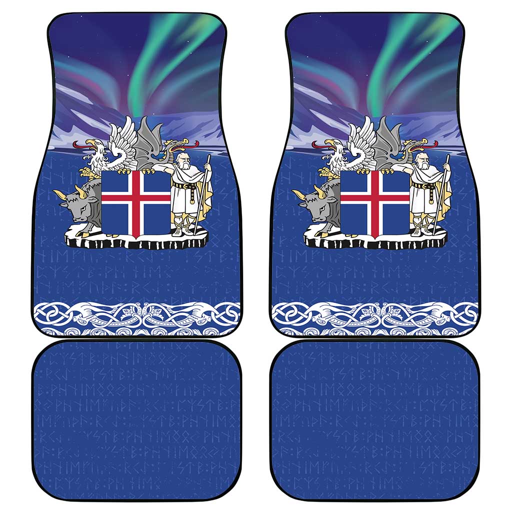 Iceland Car Mats Icelandic Landscape Northern Lights
