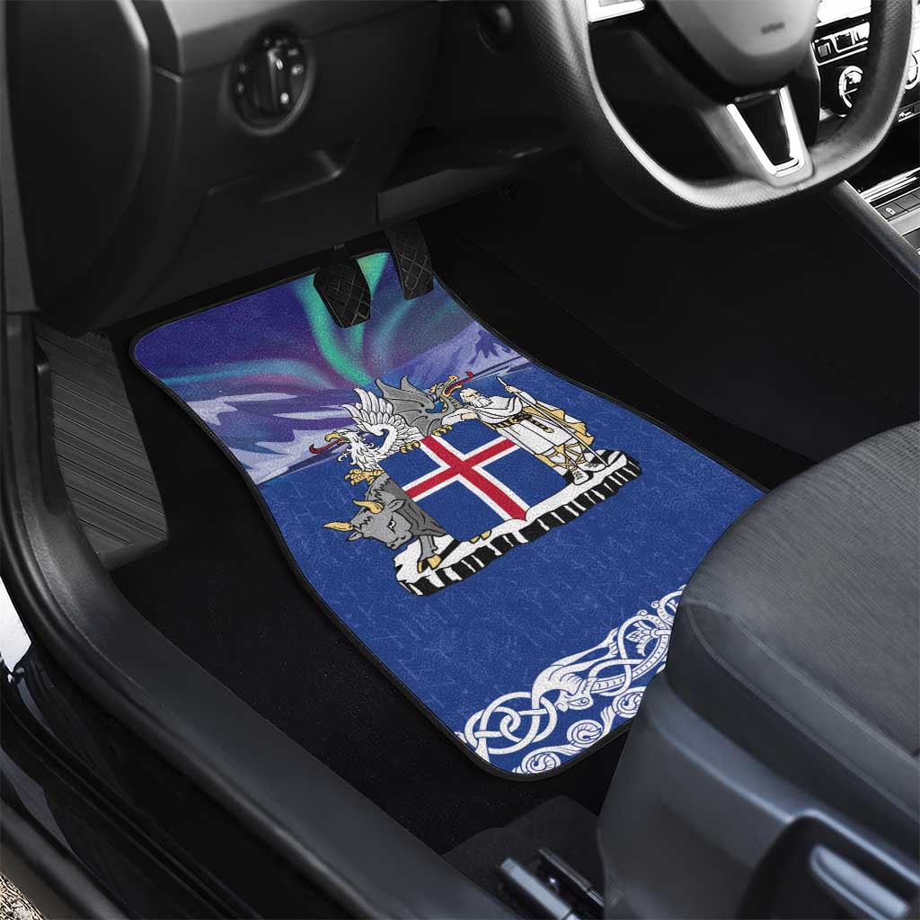 Iceland Car Mats Icelandic Landscape Northern Lights