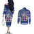 Iceland Couples Matching Off The Shoulder Long Sleeve Dress and Long Sleeve Button Shirt Icelandic Landscape Northern Lights