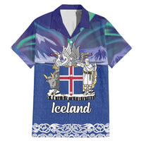 Iceland Family Matching Mermaid Dress and Hawaiian Shirt Icelandic Landscape Northern Lights