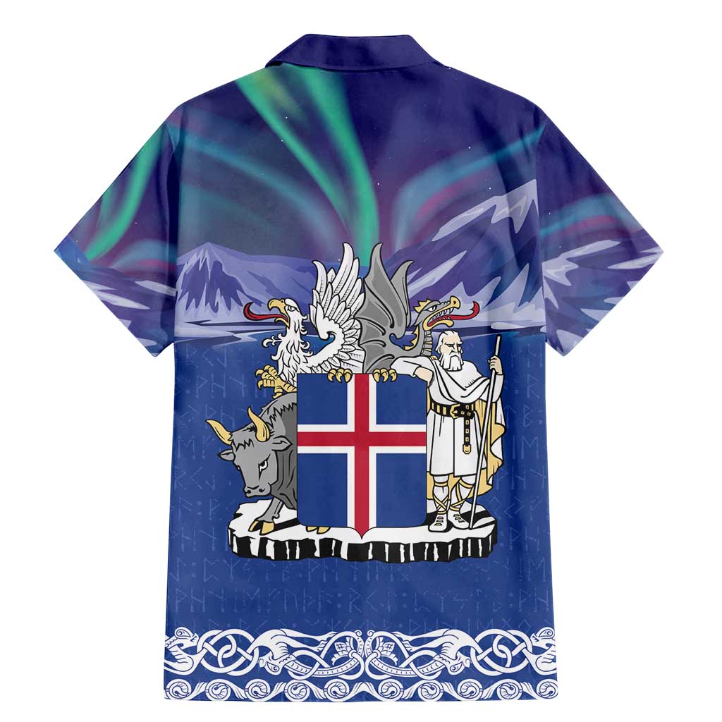 Iceland Family Matching Mermaid Dress and Hawaiian Shirt Icelandic Landscape Northern Lights