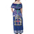 Iceland Family Matching Off Shoulder Maxi Dress and Hawaiian Shirt Icelandic Landscape Northern Lights