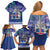 Iceland Family Matching Off Shoulder Short Dress and Hawaiian Shirt Icelandic Landscape Northern Lights