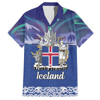 Iceland Hawaiian Shirt Icelandic Landscape Northern Lights