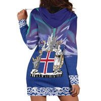 Iceland Hoodie Dress Icelandic Landscape Northern Lights