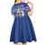 Iceland Kid Short Sleeve Dress Icelandic Landscape Northern Lights
