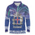 Iceland Long Sleeve Polo Shirt Icelandic Landscape Northern Lights