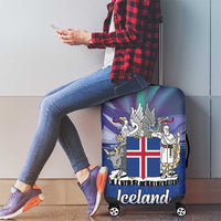 Iceland Luggage Cover Icelandic Landscape Northern Lights