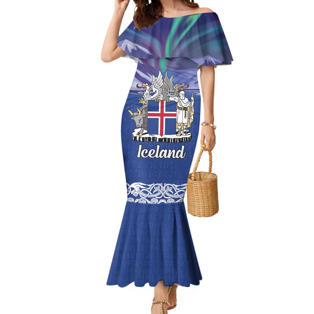 Iceland Mermaid Dress Icelandic Landscape Northern Lights