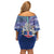 Iceland Off Shoulder Short Dress Icelandic Landscape Northern Lights