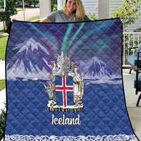 Iceland Quilt Icelandic Landscape Northern Lights