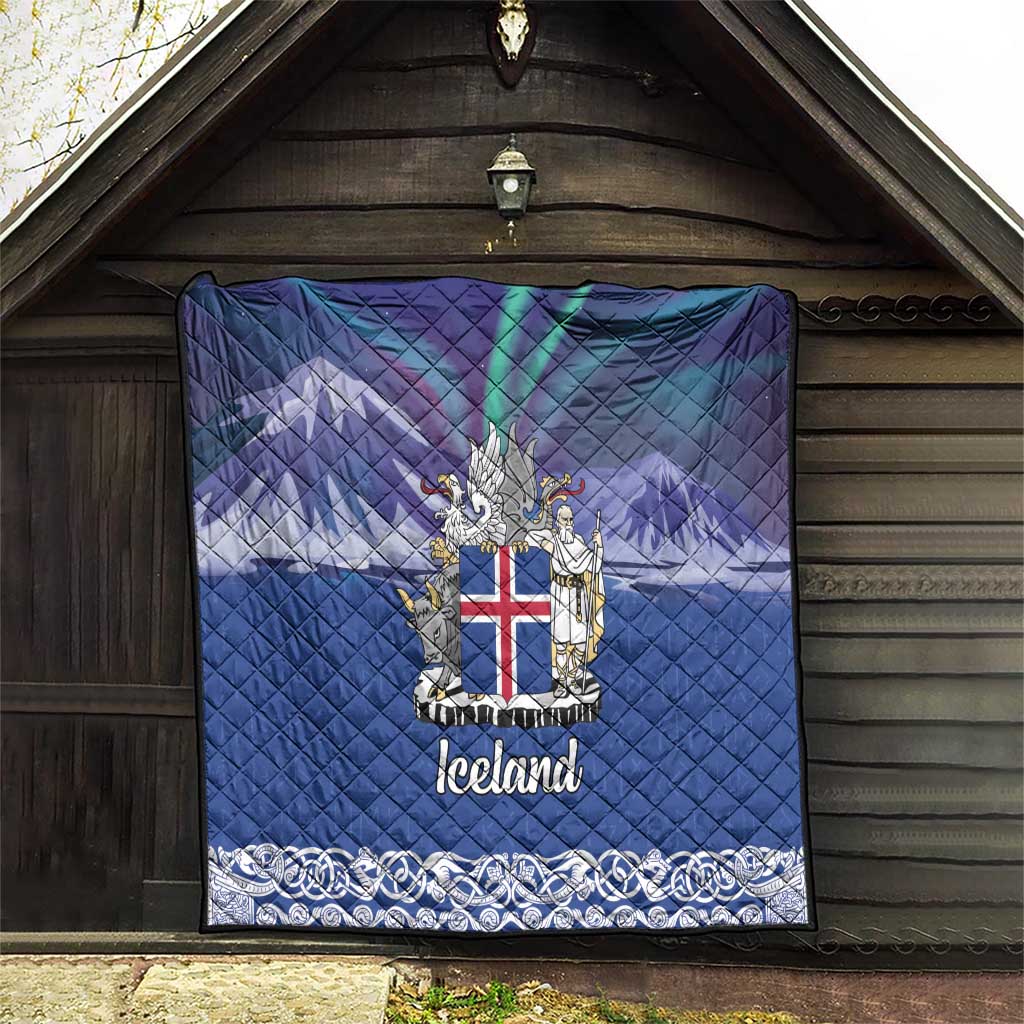 Iceland Quilt Icelandic Landscape Northern Lights