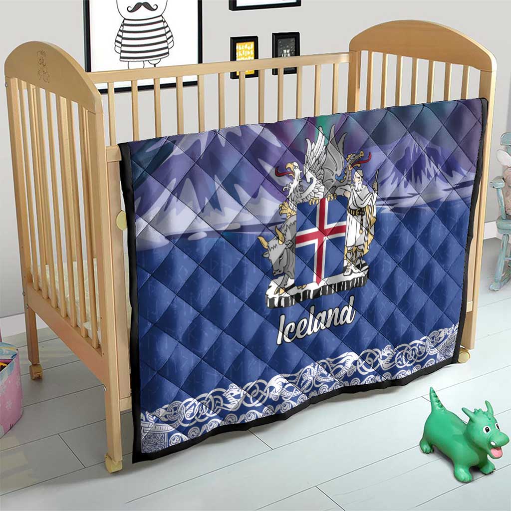 Iceland Quilt Icelandic Landscape Northern Lights