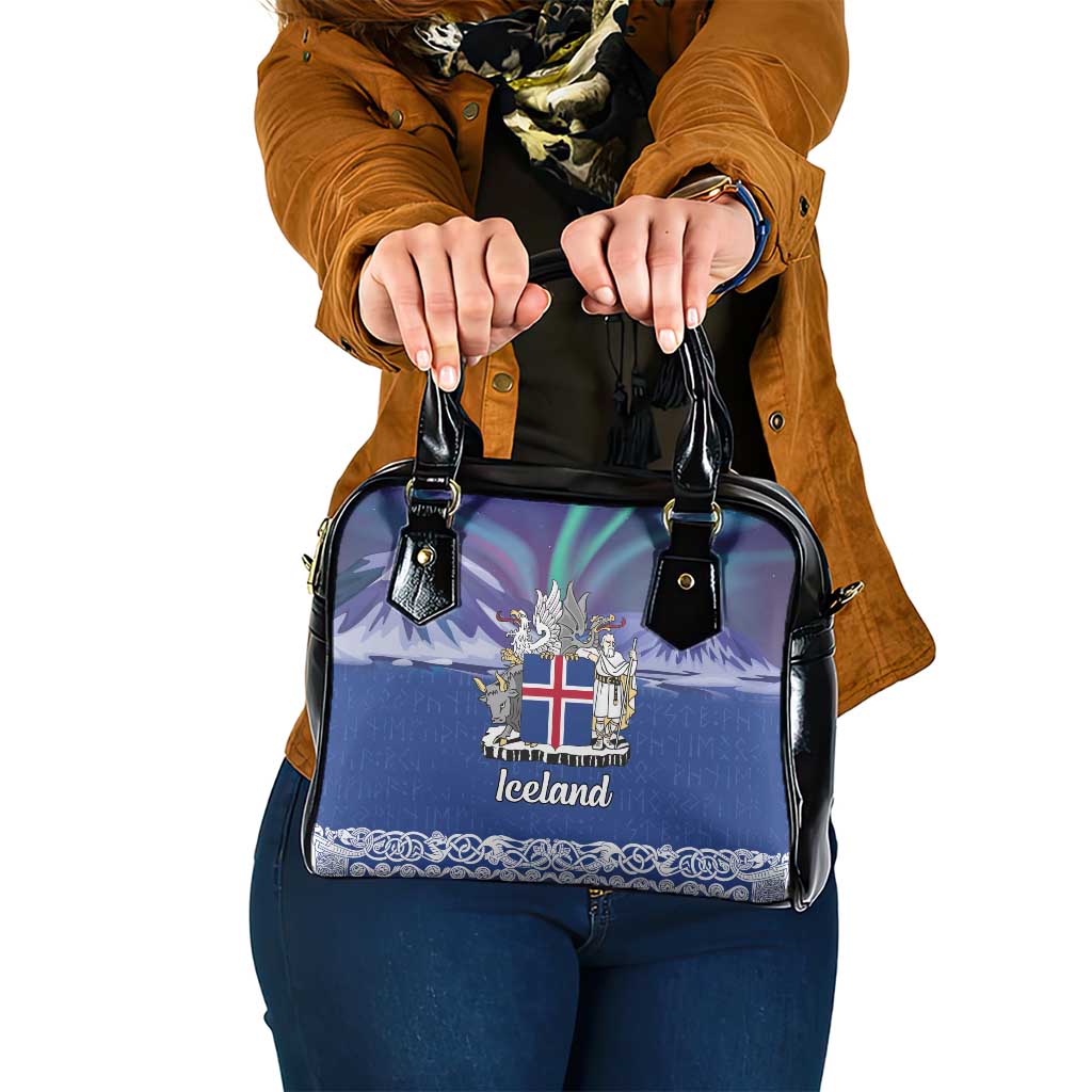 Iceland Shoulder Handbag Icelandic Landscape Northern Lights