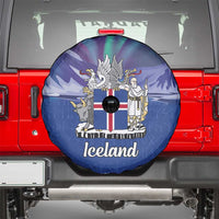 Iceland Spare Tire Cover Icelandic Landscape Northern Lights