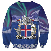 Iceland Sweatshirt Icelandic Landscape Northern Lights